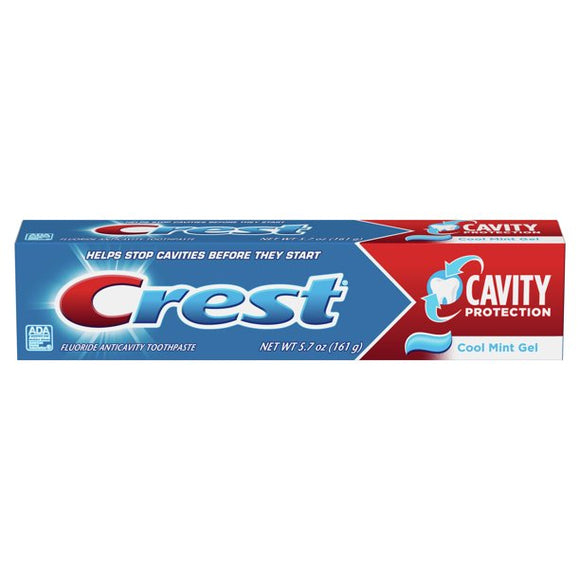 Crest Cavity Protection Cool Mint Gel Toothpaste 5.7 oz