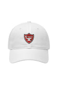 Garment-Washed Twill Cap w/ Embroidered Shield