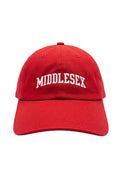 Red Twill Cap with Middlesex