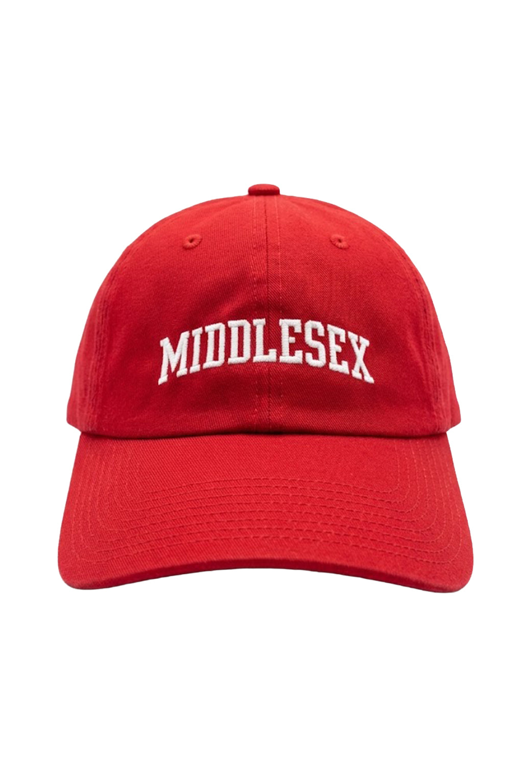Red Twill Cap with Middlesex