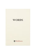 Middlesex Words Book