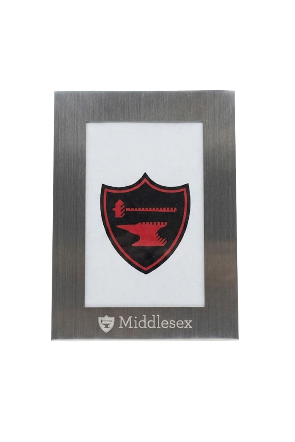 Silver Picture Frame - Engraved Middlesex & Shield