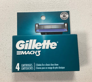 Gillette 4pk Refill Cartridges