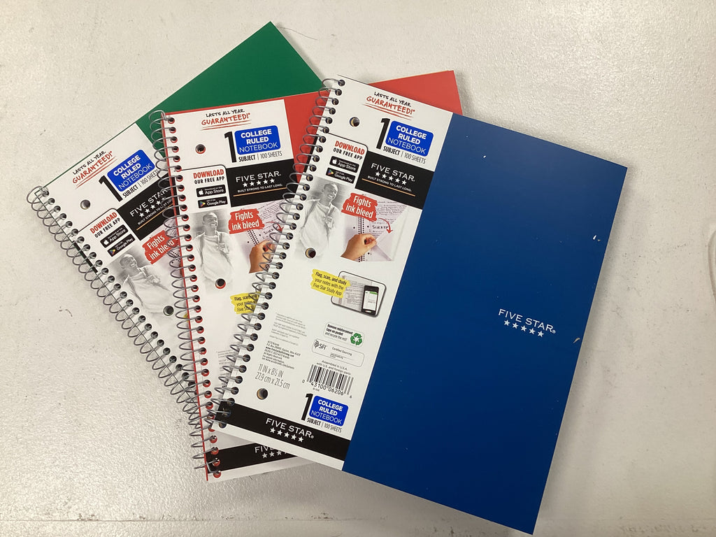 Spiral Notebook - One Subject