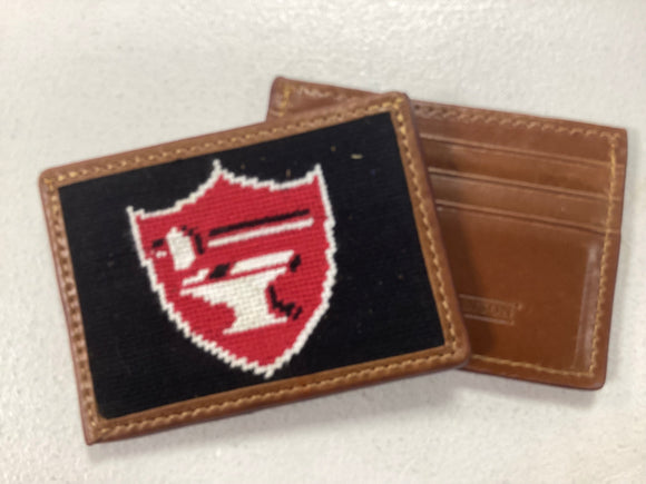 Credit Card Wallet with hand-stitched Anvil