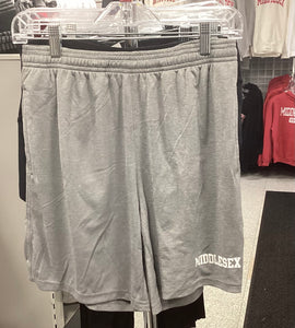 Grey 7" Wicking Two Pocket Shorts