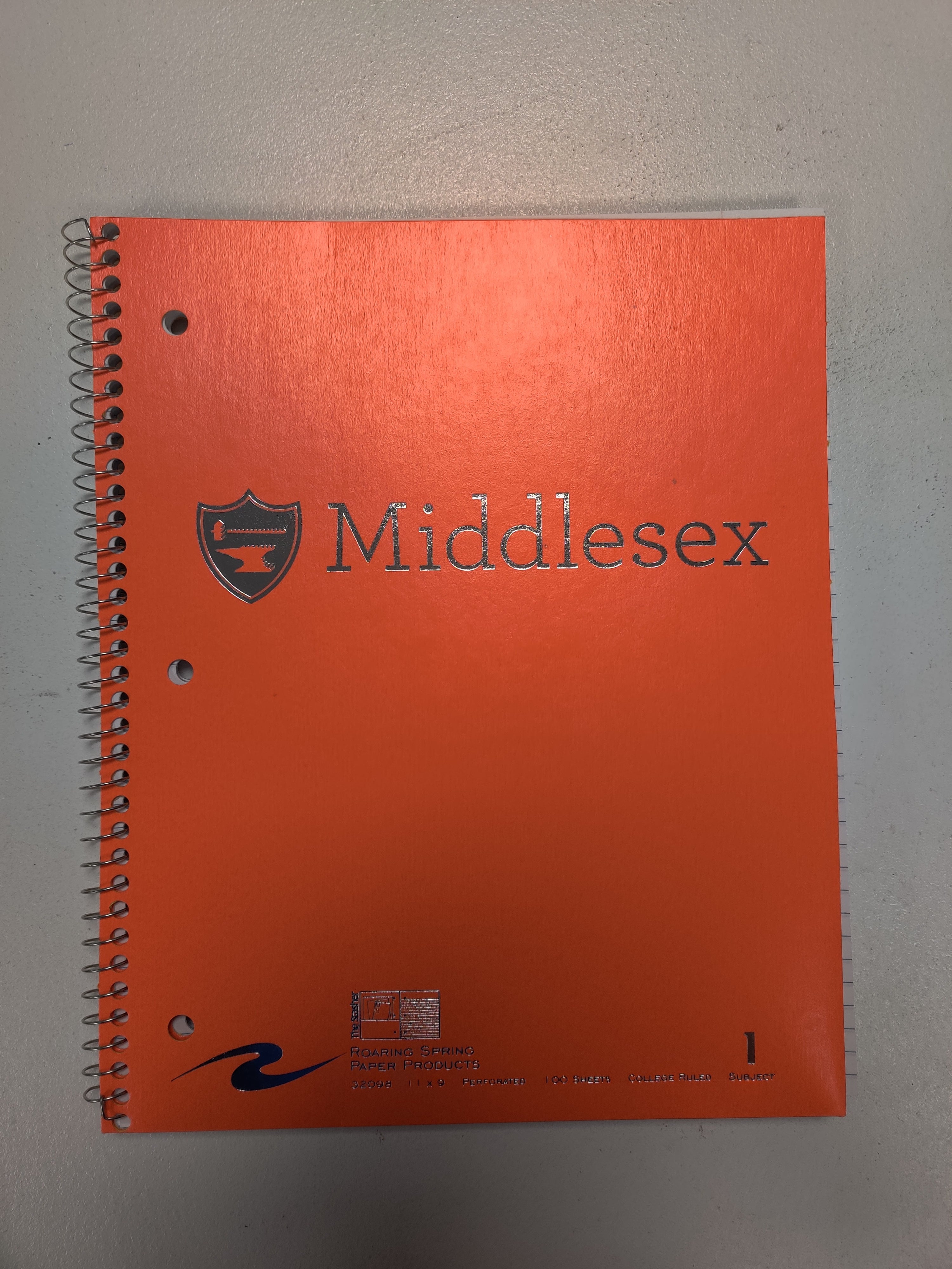 Spiral Notebook - One Subject