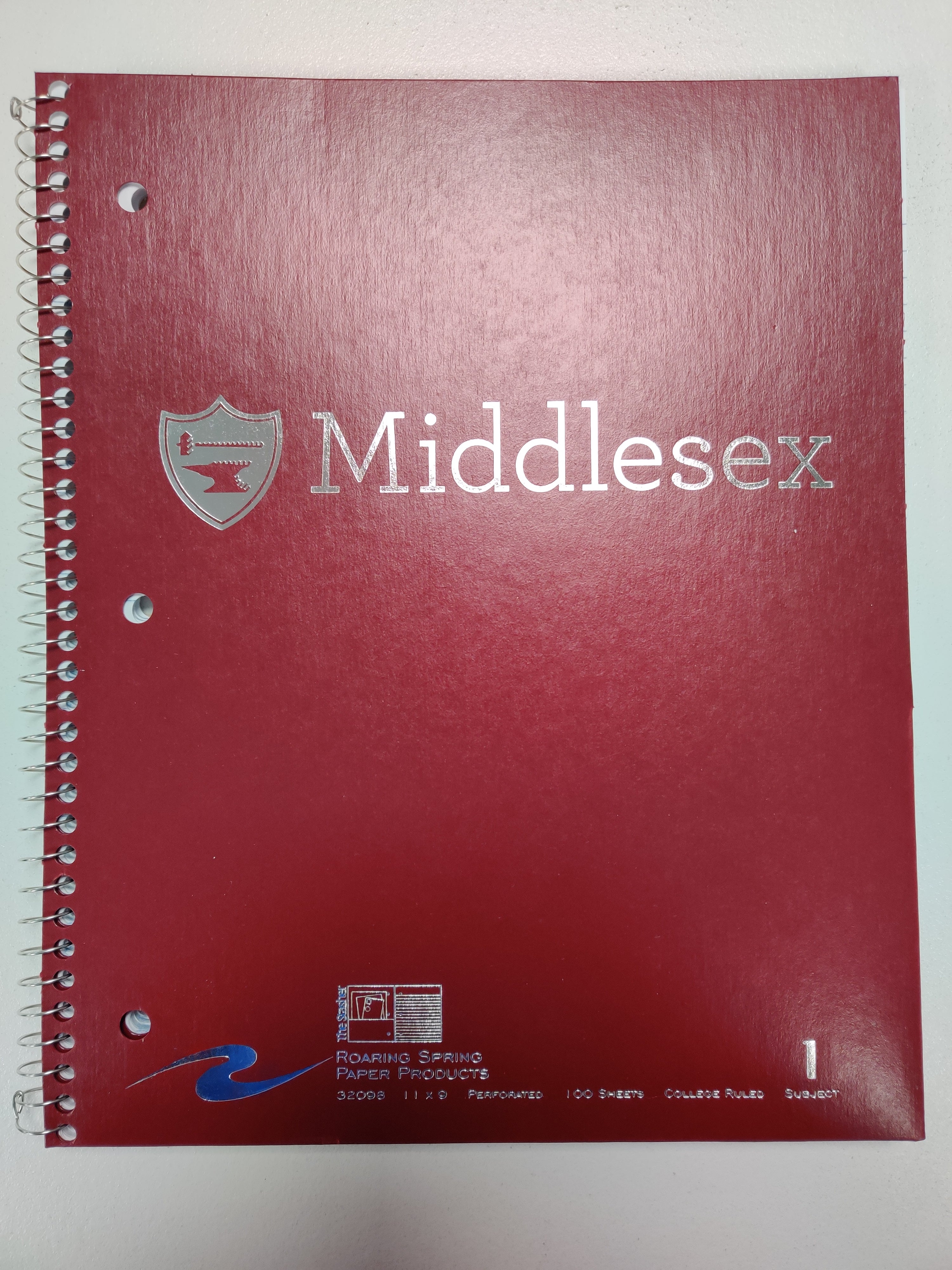 Spiral Notebook - One Subject