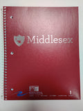 101 - Middlesex Spiral Notebook - One Subject