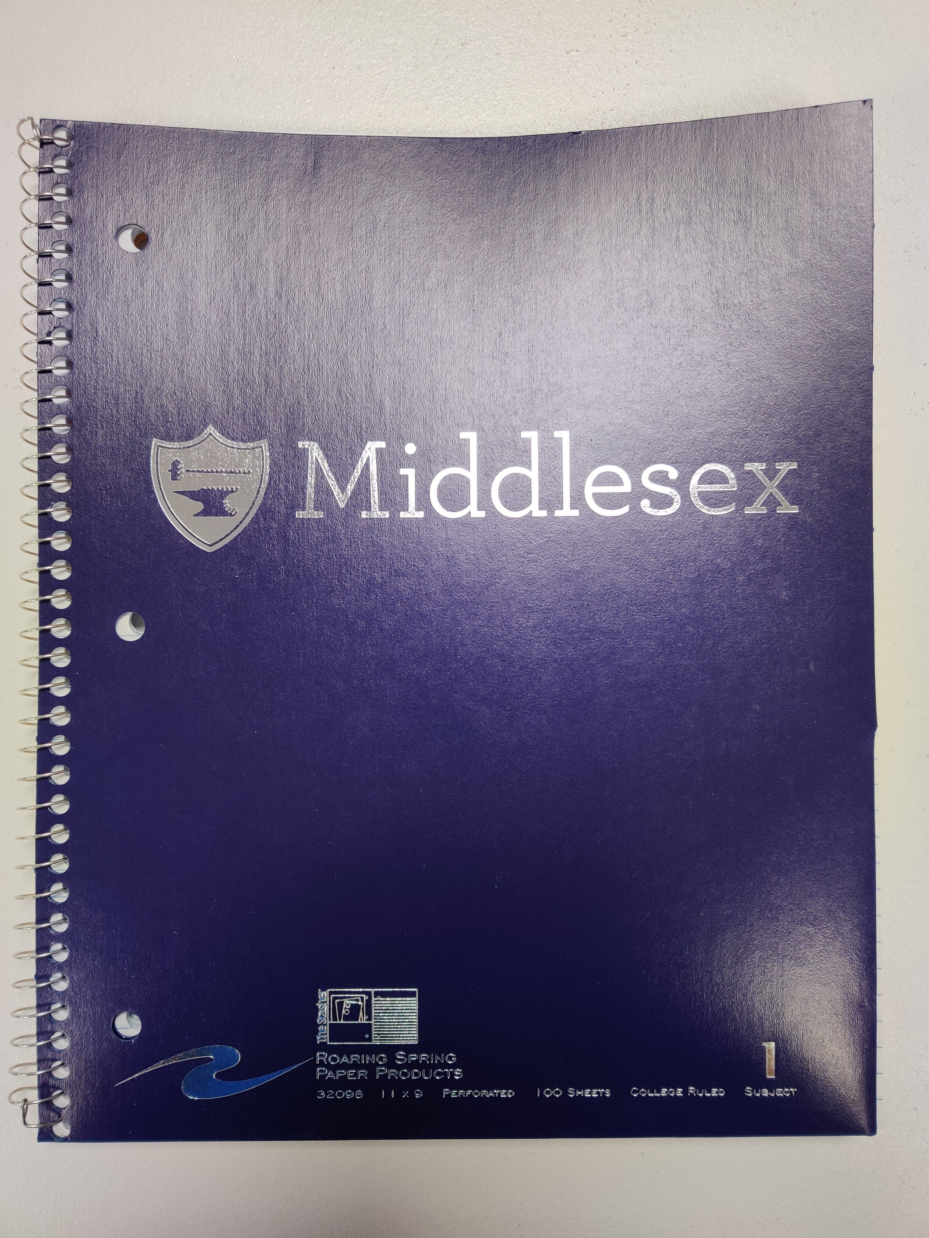 Spiral Notebook - One Subject