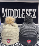 Middlesex Embroidered Beanie w/Pom