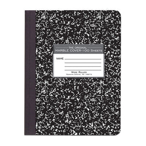 Roaring Spring 100 Sheet, 7-1/2 x 9-3/4", Wide Ruled Composition Book