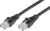 Cat-6 Ethernet Cable, Black, 10 foot
