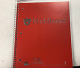 Middlesex Spiral Notebook - One Subject
