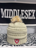 Middlesex Embroidered Beanie w/Pom